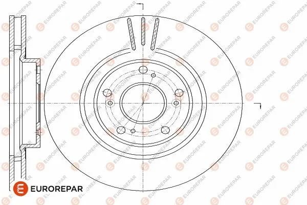 1642763180 EUROREPAR Тормозной диск (фото 1)