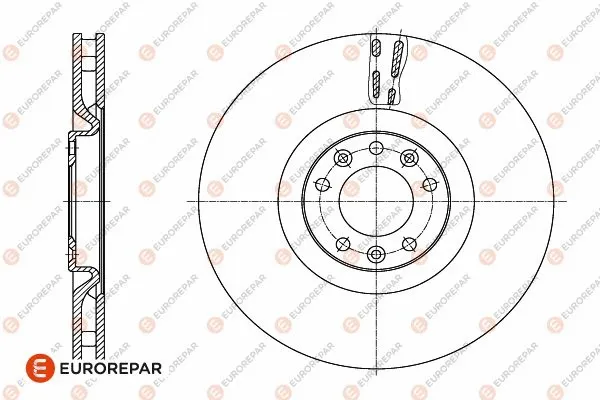 1642767180 EUROREPAR Тормозной диск (фото 1)