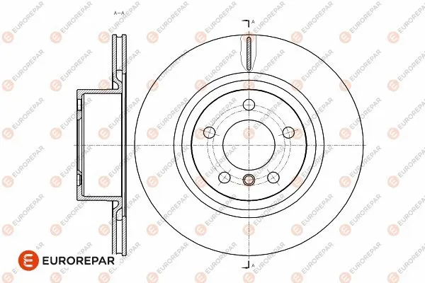 1642768180 EUROREPAR Тормозной диск (фото 1)