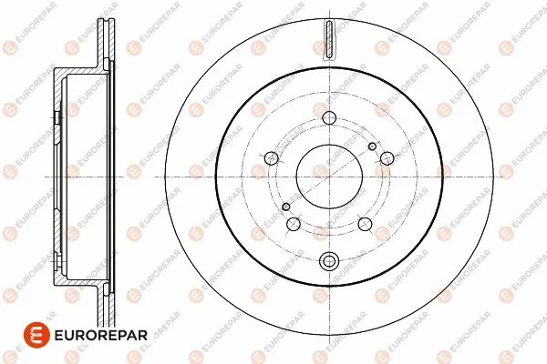 1642769380 EUROREPAR Тормозной диск (фото 1)