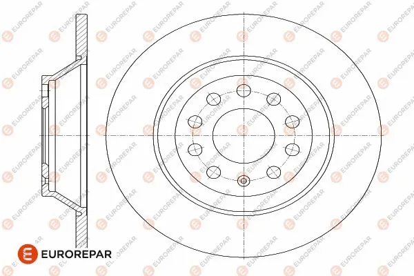 1642770680 EUROREPAR Тормозной диск (фото 1)