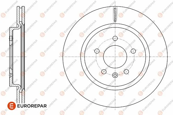 1642776780 EUROREPAR Тормозной диск (фото 1)