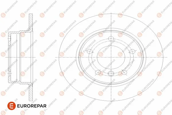 1642777380 EUROREPAR Тормозной диск (фото 1)