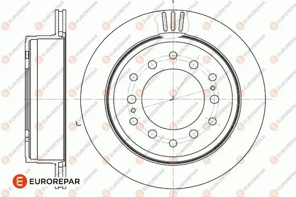 1642778180 EUROREPAR Тормозной диск (фото 1)