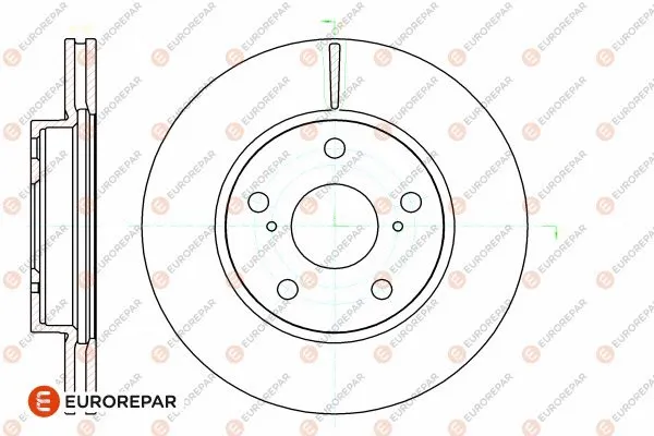 1642778780 EUROREPAR Тормозной диск (фото 1)