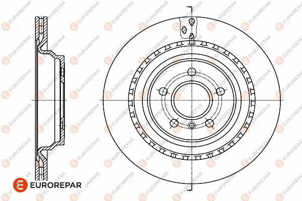 1642780180 EUROREPAR Тормозной диск (фото 2)