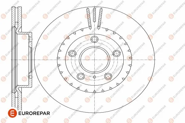 1642780580 EUROREPAR Тормозной диск (фото 1)