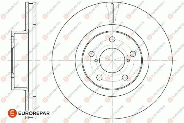 1642781580 EUROREPAR Тормозной диск (фото 1)