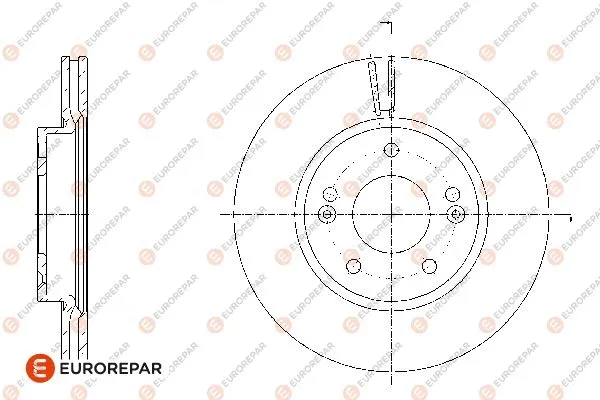 1667849380 EUROREPAR Тормозной диск (фото 1)