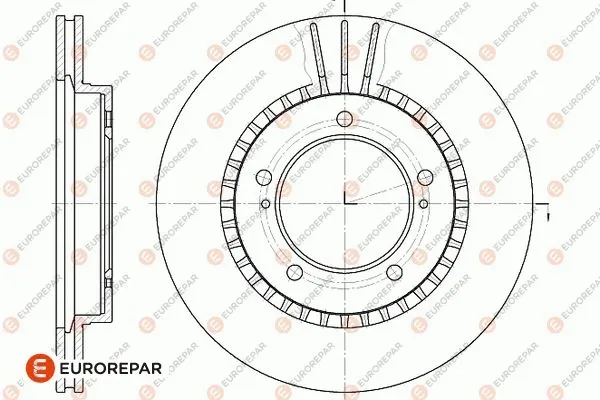 1667850480 EUROREPAR Тормозной диск (фото 1)