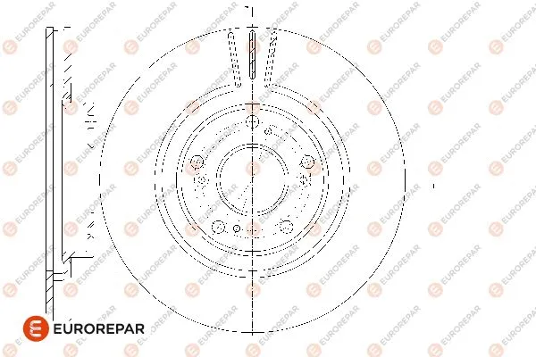 1667850680 EUROREPAR Тормозной диск (фото 1)