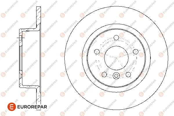 1667852580 EUROREPAR Тормозной диск (фото 1)