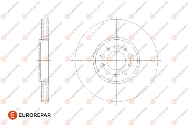 1667855380 EUROREPAR Тормозной диск (фото 1)