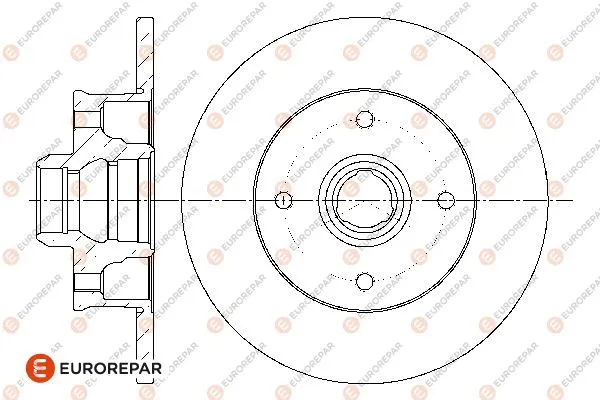 1667857880 EUROREPAR Тормозной диск (фото 1)