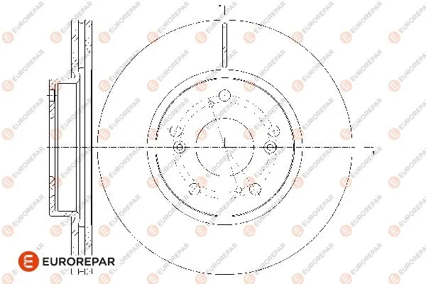 1667860980 EUROREPAR Тормозной диск (фото 1)