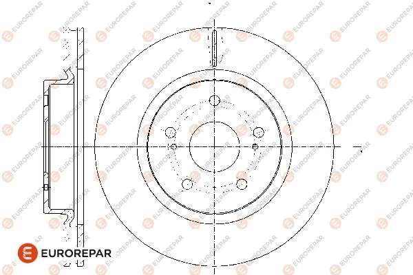 1667861280 EUROREPAR Тормозной диск (фото 1)