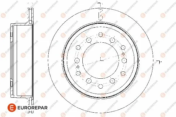 1667865580 EUROREPAR Тормозной диск (фото 1)