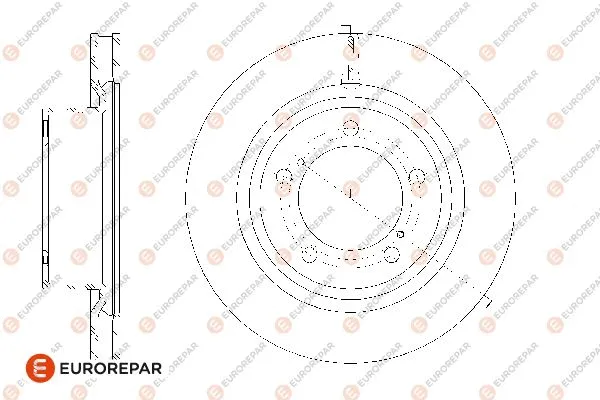 1667868680 EUROREPAR Тормозной диск (фото 1)