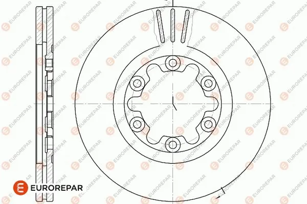 1667870180 EUROREPAR Тормозной диск (фото 1)