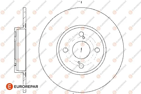 1667870380 EUROREPAR Тормозной диск (фото 1)