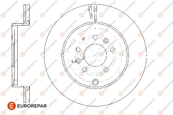 1667871680 EUROREPAR Тормозной диск (фото 1)
