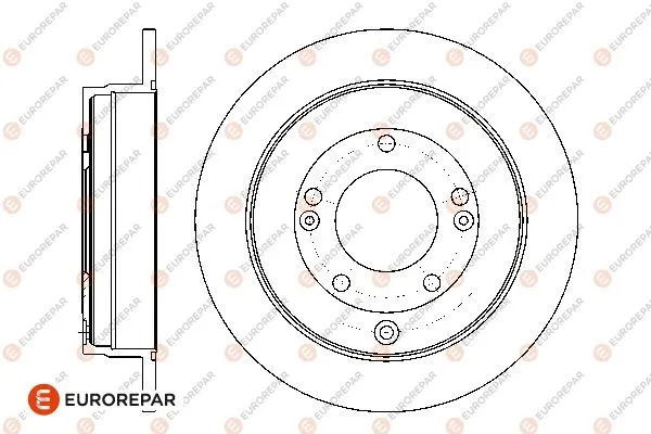 1667871880 EUROREPAR Тормозной диск (фото 1)