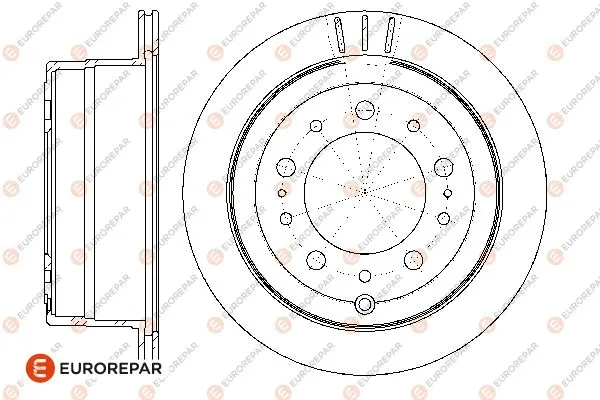 1667872480 EUROREPAR Тормозной диск (фото 1)