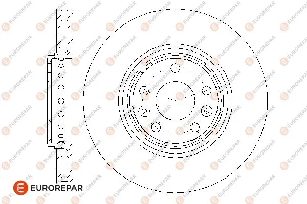 1667872680 EUROREPAR Тормозной диск (фото 1)