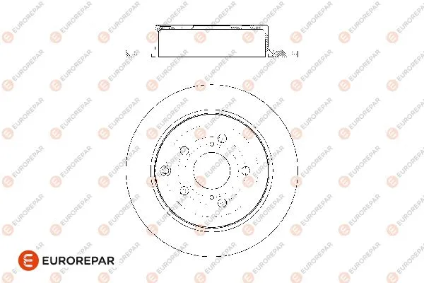 1676009080 EUROREPAR Тормозной диск (фото 1)