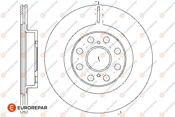 1676009180 EUROREPAR Тормозной диск (фото 1)