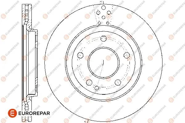 1676010480 EUROREPAR Тормозной диск (фото 1)