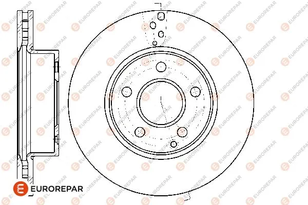 1676011380 EUROREPAR Тормозной диск (фото 1)