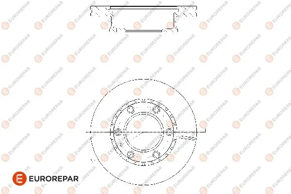 1676013480 EUROREPAR Тормозной диск (фото 1)