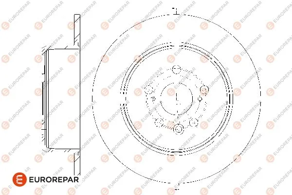 1676013880 EUROREPAR Тормозной диск (фото 1)