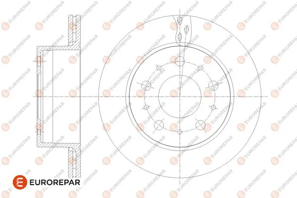 1676014480 EUROREPAR Тормозной диск (фото 1)