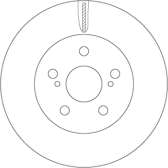 DF6734 TRW Тормозной диск (фото 1)