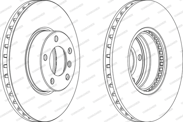 WGR1202-1 WAGNER Тормозной диск (фото 1)
