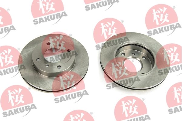 604-10-4080 SAKURA Тормозной диск (фото 1)