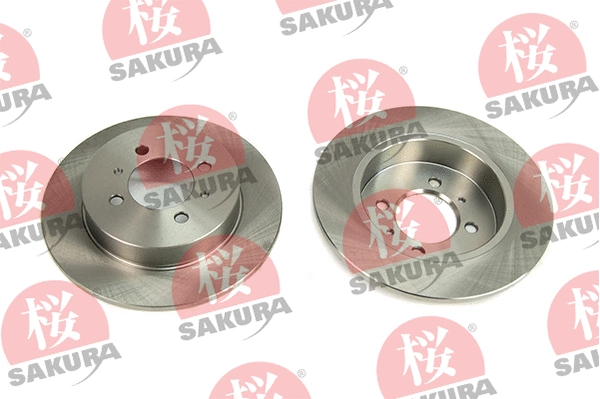 605-10-4080 SAKURA Тормозной диск (фото 1)