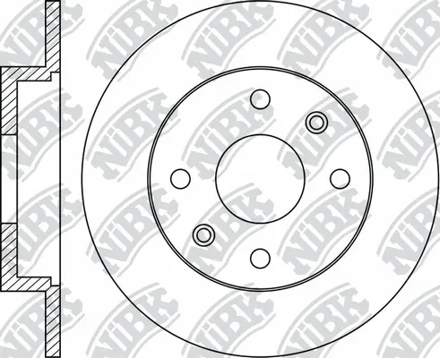 RN1003 NIBK Тормозной диск (фото 1)