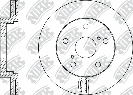 RN1070 NIBK Тормозной диск (фото 1)