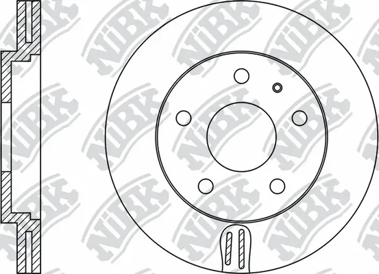 RN1082 NIBK Тормозной диск (фото 2)