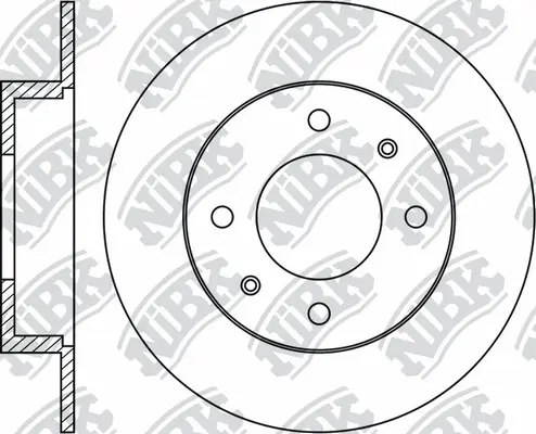 RN1096 NIBK Тормозной диск (фото 1)