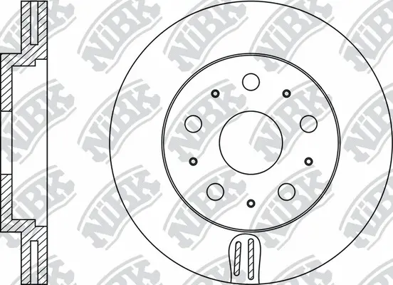 RN1113 NIBK Тормозной диск (фото 1)