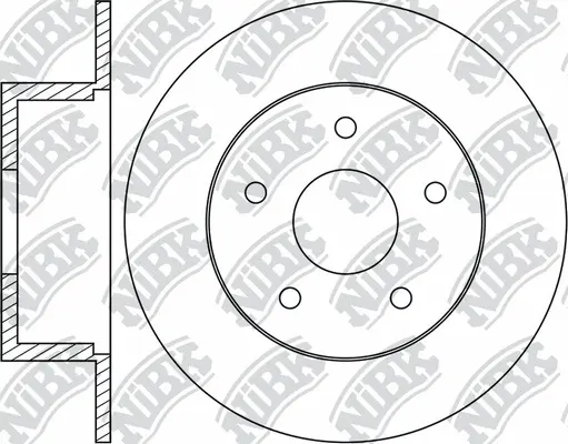 RN1149 NIBK Тормозной диск (фото 1)