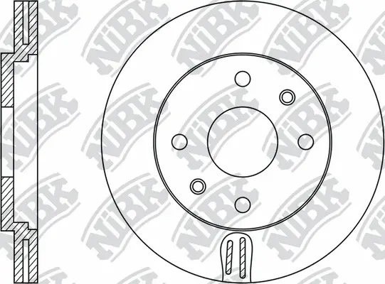RN1152 NIBK Тормозной диск (фото 1)