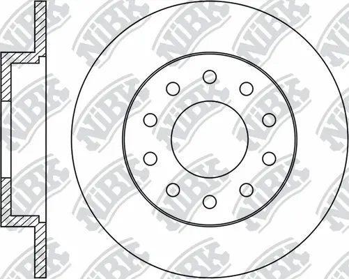 RN1153 NIBK Тормозной диск (фото 1)