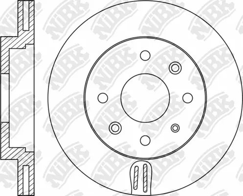 RN1166 NIBK Тормозной диск (фото 1)