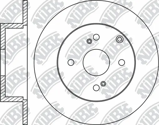 RN1190 NIBK Тормозной диск (фото 1)
