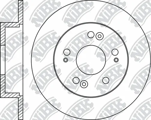 RN1203 NIBK Тормозной диск (фото 1)